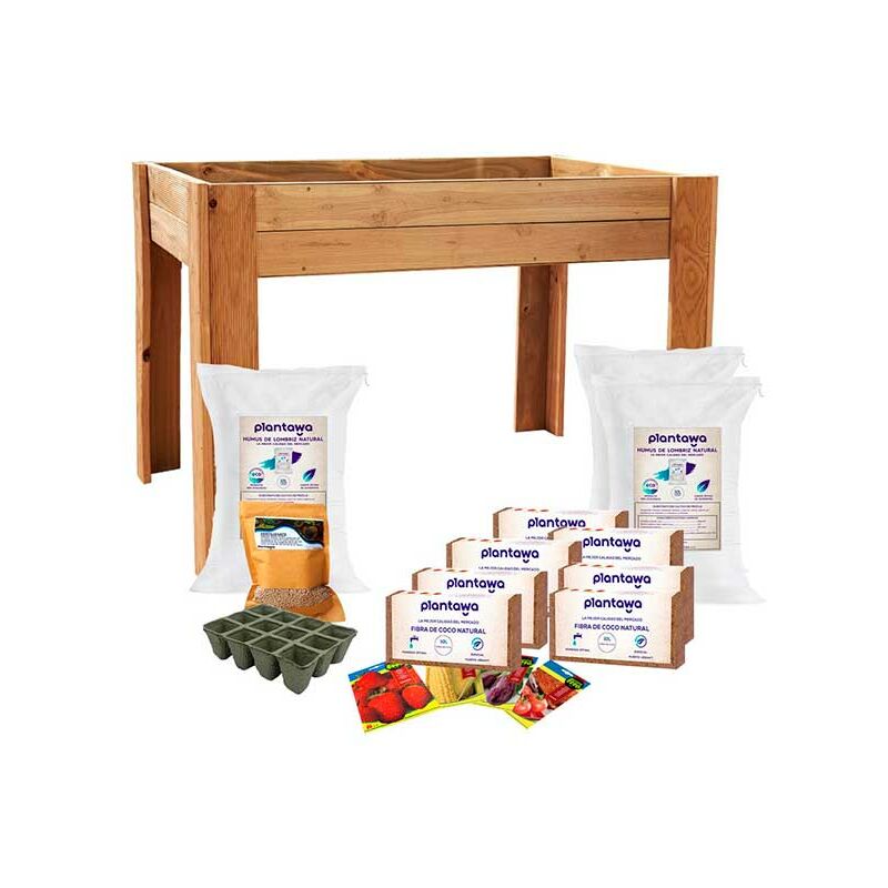 Plantawa Kit de Cultivo Ceres 120 Mesa de Cultivo 80 x 80 x 120 cm Kit para Siembra Grande para Jardín Kit Huerto Urbano
Plantawa Kit de Cultivo Ceres 120 Mesa de Cultivo 80 x 80 x 120 cm Kit para Siembra Grande para Jardín Kit Huerto Urbano