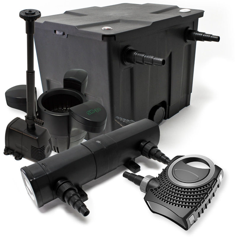 Kit de filtración estanque 12000L 80W bomba Super bajo consumo Clarificador UVC 18W Fuente ecumeur
Kit de filtración estanque 12000L 80W bomba Super bajo consumo Clarificador UVC 18W Fuente ecumeur