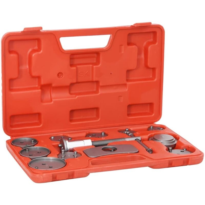 Kit de herramientas retroceso pinza de freno de disco 13 pzas
Kit de herramientas retroceso pinza de freno de disco 13 pzas