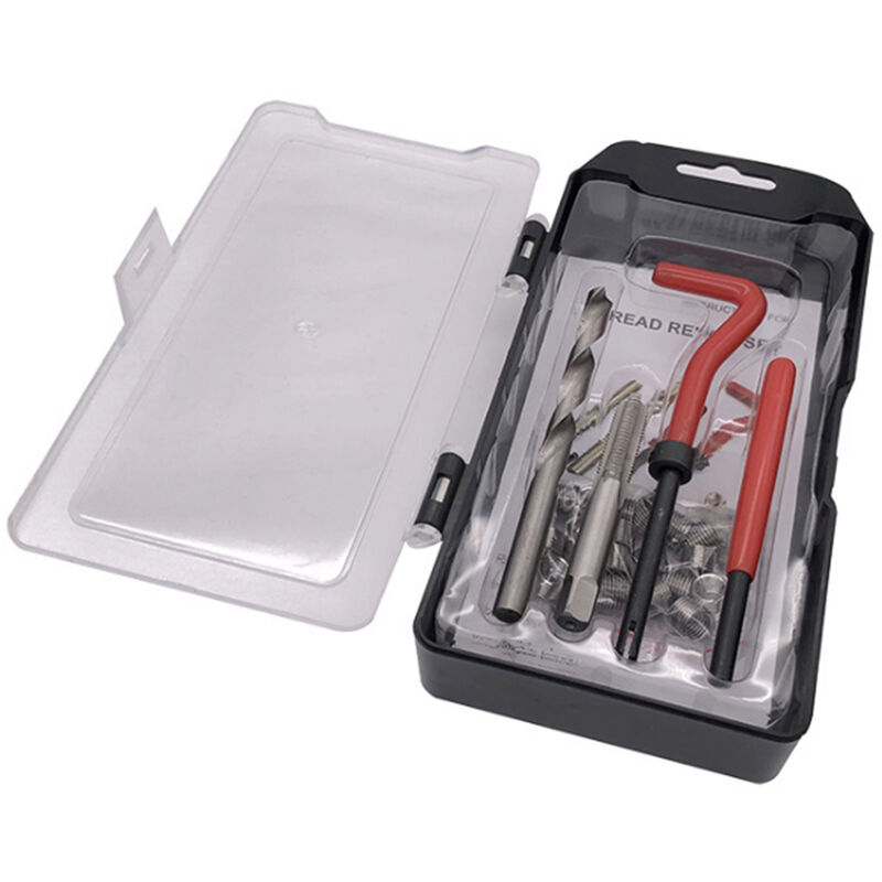 Kit de reparacion de roscas, roscas danadas de 14 mm compatibles con Helicoil,15 piezas M14 x 1,5
Kit de reparacion de roscas, roscas danadas de 14 mm compatibles con Helicoil,15 piezas M14 x 1,5