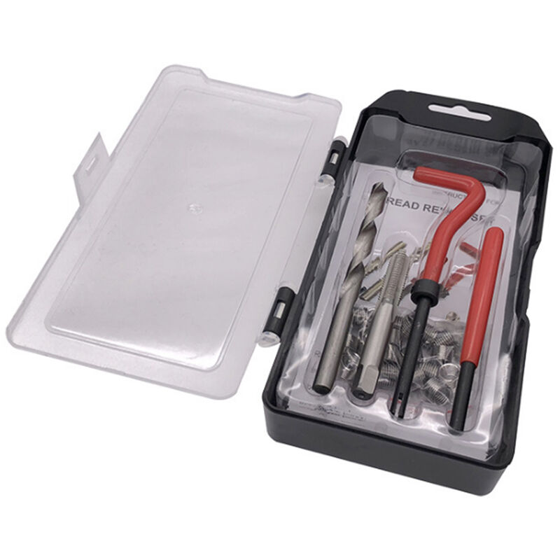 Kit de reparacion de roscas, roscas danadas de 14 mm compatibles con Helicoil,25 piezas M6 x 1.0
Kit de reparacion de roscas, roscas danadas de 14 mm compatibles con Helicoil,25 piezas M6 x 1.0