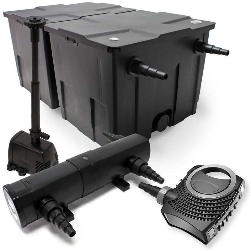 Wiltec - Kit filtrado cuenca bomba aire bajo consumo equivalente 60000l filtro UVC 36W diseño fuente
Wiltec - Kit filtrado cuenca bomba aire bajo consumo equivalente 60000l filtro UVC 36W diseño fuente