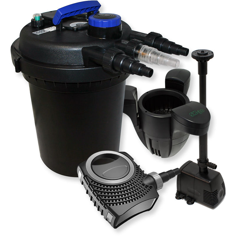 Wiltec - Kit filtro de estanque a presión 10000l-clarificador UV 11W fuente Ecumeur Bomba de bajo consumo
Wiltec - Kit filtro de estanque a presión 10000l-clarificador UV 11W fuente Ecumeur Bomba de bajo consumo