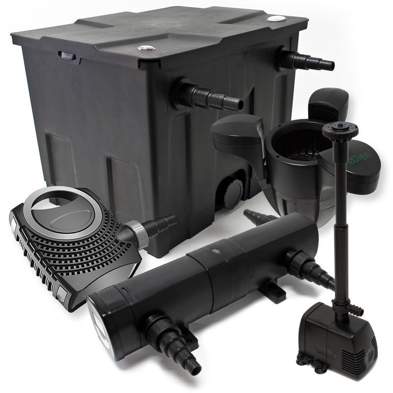 Kit filtro estanque Bio 12000L Clarificador UVC 18W 80W bomba de bajo consumo tipo fuente ecumeur
Kit filtro estanque Bio 12000L Clarificador UVC 18W 80W bomba de bajo consumo tipo fuente ecumeur