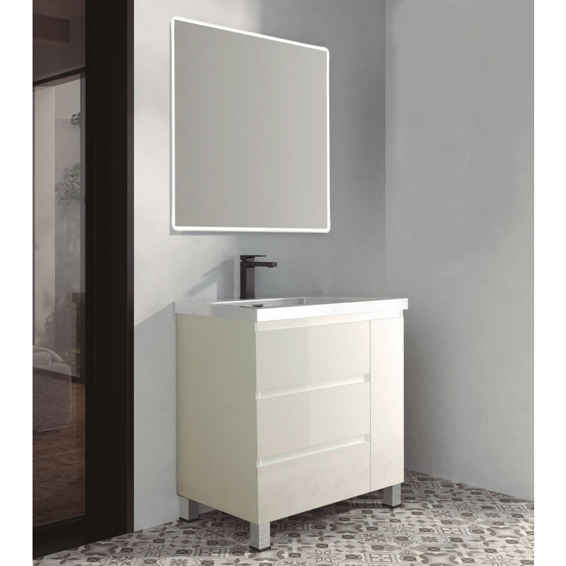 KIT Mueble de Baño ESTONIA RESINA, Formado por Mueble de Baño Color BLANCO 100cm, Lavabo de RESINA y Espejo a Juego
KIT Mueble de Baño ESTONIA RESINA, Formado por Mueble de Baño Color BLANCO 100cm, Lavabo de RESINA y Espejo a Juego