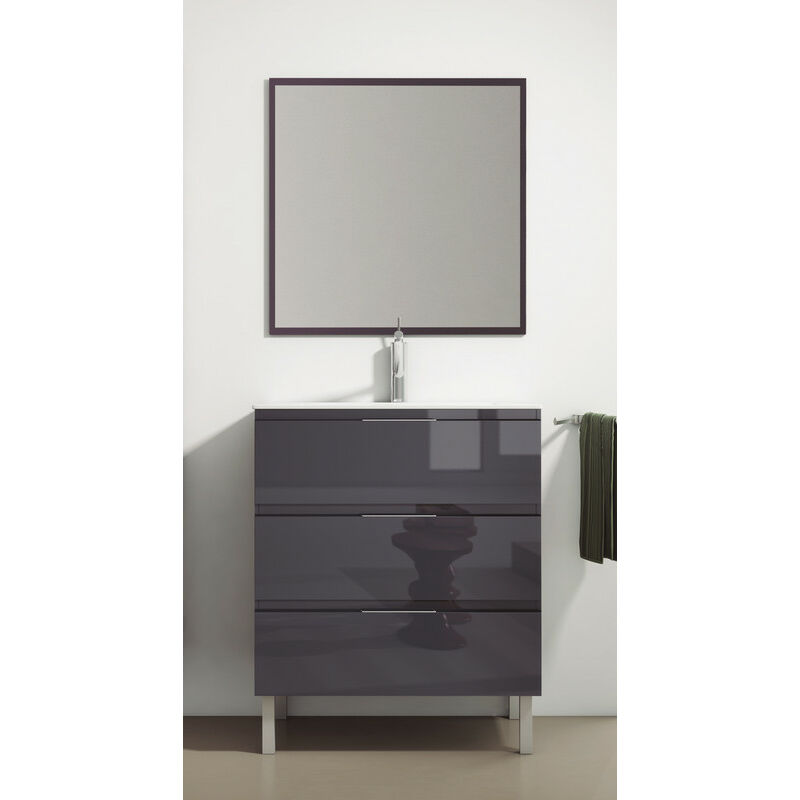 KIT Mueble de Baño AUSTRIA PORCELANA, Conjunto formado por Mueble de Baño Antracita 70cm, Lavabo de Porcelana y Espejo
KIT Mueble de Baño AUSTRIA PORCELANA, Conjunto formado por Mueble de Baño Antracita 70cm, Lavabo de Porcelana y Espejo