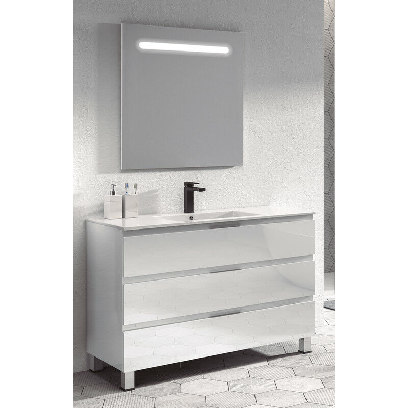 KIT Mueble de Baño Modelo AUSTRIA PORCELANA, Conjunto formado por Mueble de Baño BLANCO 80cm, Lavabo de Porcelana y Espejo
KIT Mueble de Baño Modelo AUSTRIA PORCELANA, Conjunto formado por Mueble de Baño BLANCO 80cm, Lavabo de Porcelana y Espejo
