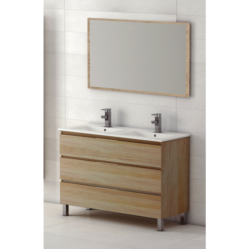 KIT Mueble de Baño Modelo AUSTRIA PORCELANA: Mueble de Baño Nebraska Gris 120cm, Lavabo de Porcelana de Doble Seno y Espejo
KIT Mueble de Baño Modelo AUSTRIA PORCELANA: Mueble de Baño Nebraska Gris 120cm, Lavabo de Porcelana de Doble Seno y Espejo