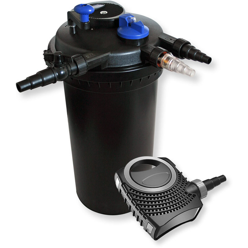Kit para estanques con sistema de filtros a presión bio30000 litros filtro UVC 18W bomba
Kit para estanques con sistema de filtros a presión bio30000 litros filtro UVC 18W bomba