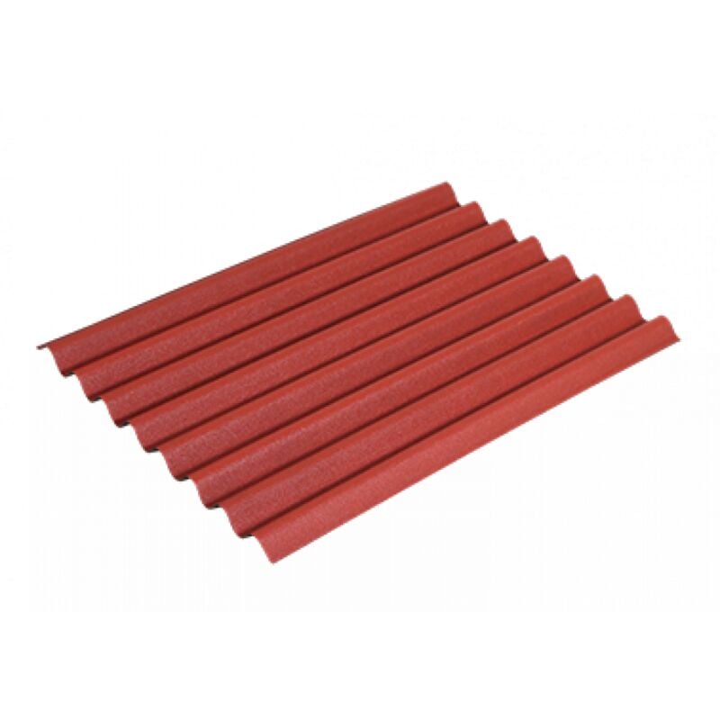 Kit Placa asfáltica EASYLINE (6 m2 útiles de cubierta) Color Rojo intenso - Rojo sombreado
Kit Placa asfáltica EASYLINE (6 m2 útiles de cubierta) Color Rojo intenso - Rojo sombreado