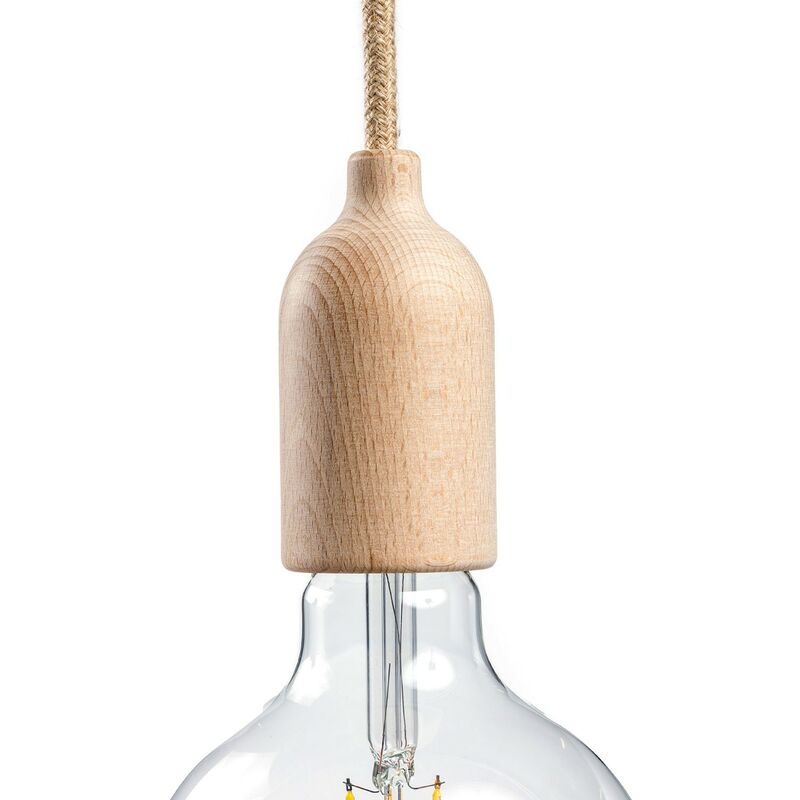 Creative Cables - Kit portalámparas E27 de madera con presacable oculto | Neutro - Neutro
Creative Cables - Kit portalámparas E27 de madera con presacable oculto | Neutro - Neutro