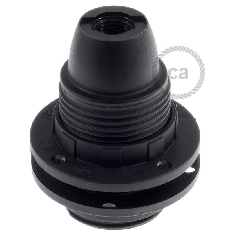 Creative Cables - Kit portalámparas termoplástico para pantallas E14 | Negro - Negro
Creative Cables - Kit portalámparas termoplástico para pantallas E14 | Negro - Negro