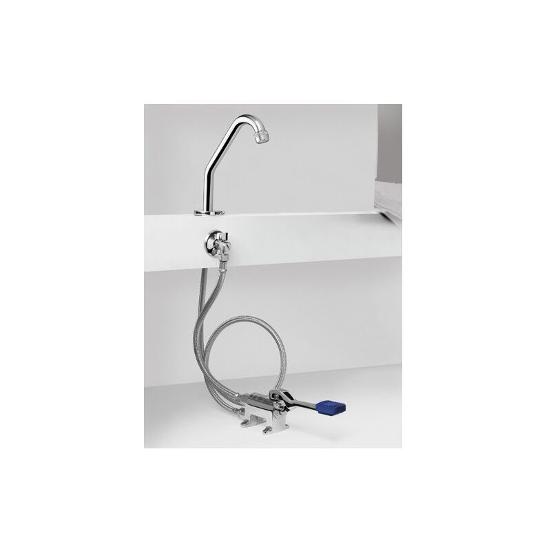 Idral Kit de instalación completo con grifo a pedal y caño giratorio KFL61/24 | cromado brillante
Idral Kit de instalación completo con grifo a pedal y caño giratorio KFL61/24 | cromado brillante