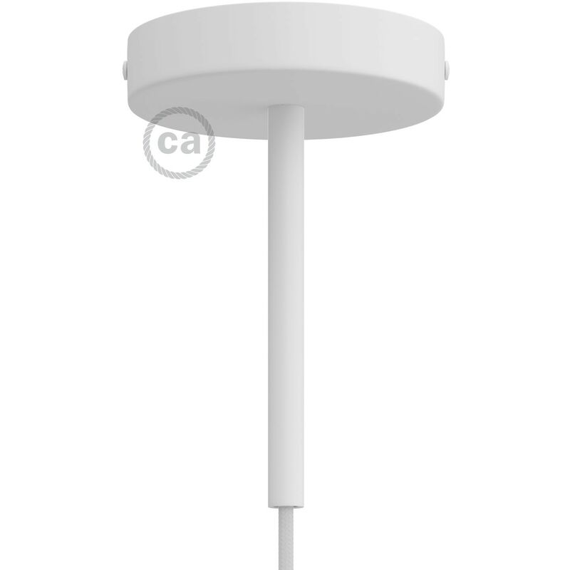 Creative Cables - Kit rosetón cilíndrico de metal con prensaestopa de 15cm | Blanco mate - Blanco mate
Creative Cables - Kit rosetón cilíndrico de metal con prensaestopa de 15cm | Blanco mate - Blanco mate