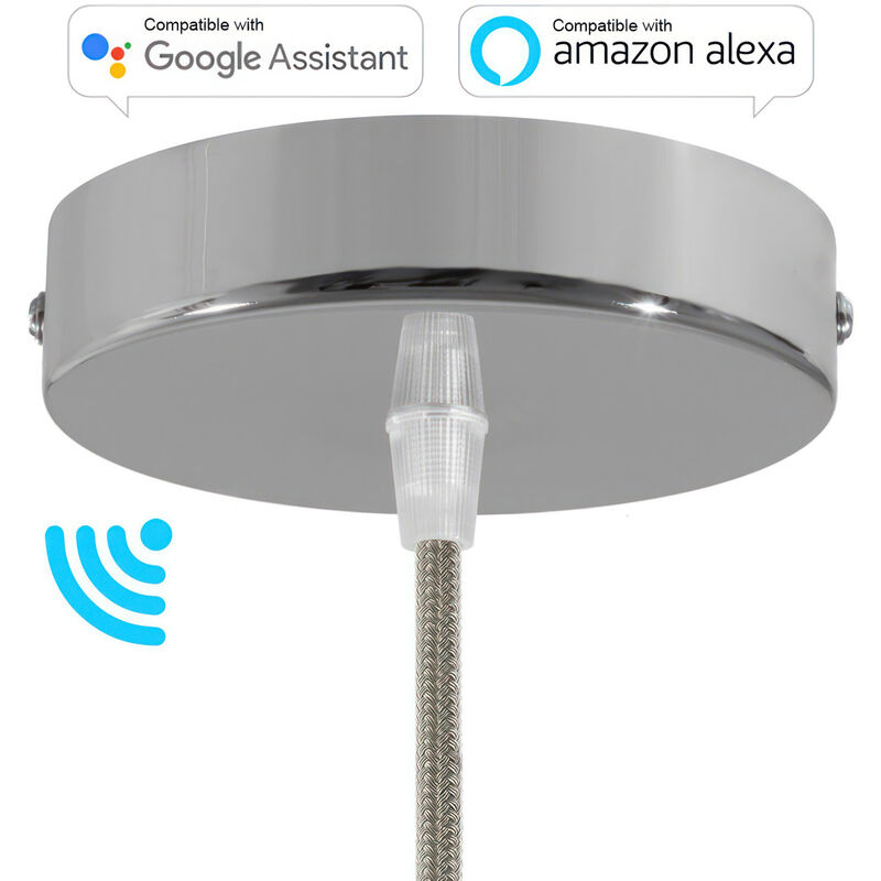 Kit rosetón cilíndrico en metal SMART - compatible con asistente vocal | Cónico - Cromo - Cromo
Kit rosetón cilíndrico en metal SMART - compatible con asistente vocal | Cónico - Cromo - Cromo