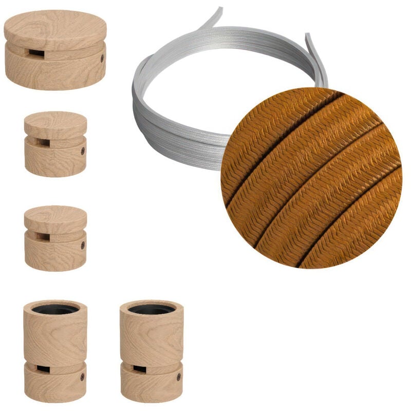 Creative Cables - Kit Wiggle Filé System - con 3m cable textil guirnalda y 5 accesorios de madera | CM22 - CM22
Creative Cables - Kit Wiggle Filé System - con 3m cable textil guirnalda y 5 accesorios de madera | CM22 - CM22
