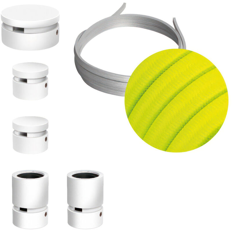 Creative Cables - Kit Wiggle Filé System - con 3m cable textil guirnalda y 5 accesorios de madera pintados de blanco | CF10 - CF10
Creative Cables - Kit Wiggle Filé System - con 3m cable textil guirnalda y 5 accesorios de madera pintados de blanco | CF10 - CF10