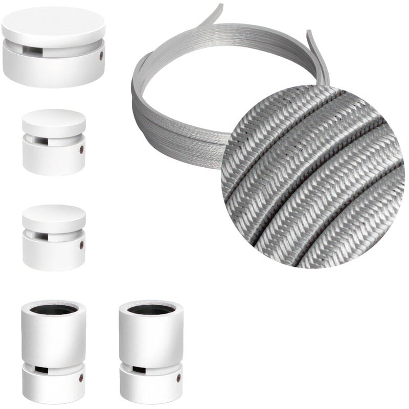 Creative Cables - Kit Wiggle Filé System - con 3m cable textil guirnalda y 5 accesorios de madera pintados de blanco | CM02 - CM02
Creative Cables - Kit Wiggle Filé System - con 3m cable textil guirnalda y 5 accesorios de madera pintados de blanco | CM02 - CM02