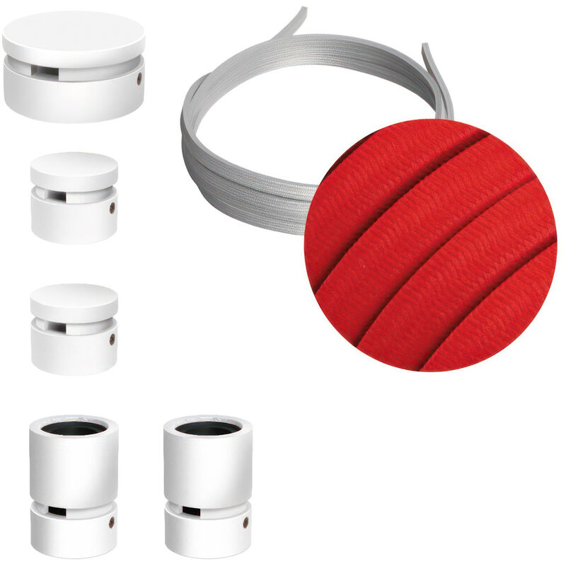 Creative Cables - Kit Wiggle Filé System - con 3m cable textil guirnalda y 5 accesorios de madera pintados de blanco | CM09 - CM09
Creative Cables - Kit Wiggle Filé System - con 3m cable textil guirnalda y 5 accesorios de madera pintados de blanco | CM09 - CM09