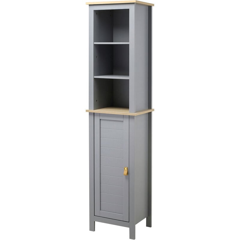 Kleankin - Armario Alto de Baño Mueble Columna Estrecho con 1 Puerta Estante Ajustable y 3 Compartimentos Abiertos de Almacenaje Estilo Moderno
Kleankin - Armario Alto de Baño Mueble Columna Estrecho con 1 Puerta Estante Ajustable y 3 Compartimentos Abiertos de Almacenaje Estilo Moderno