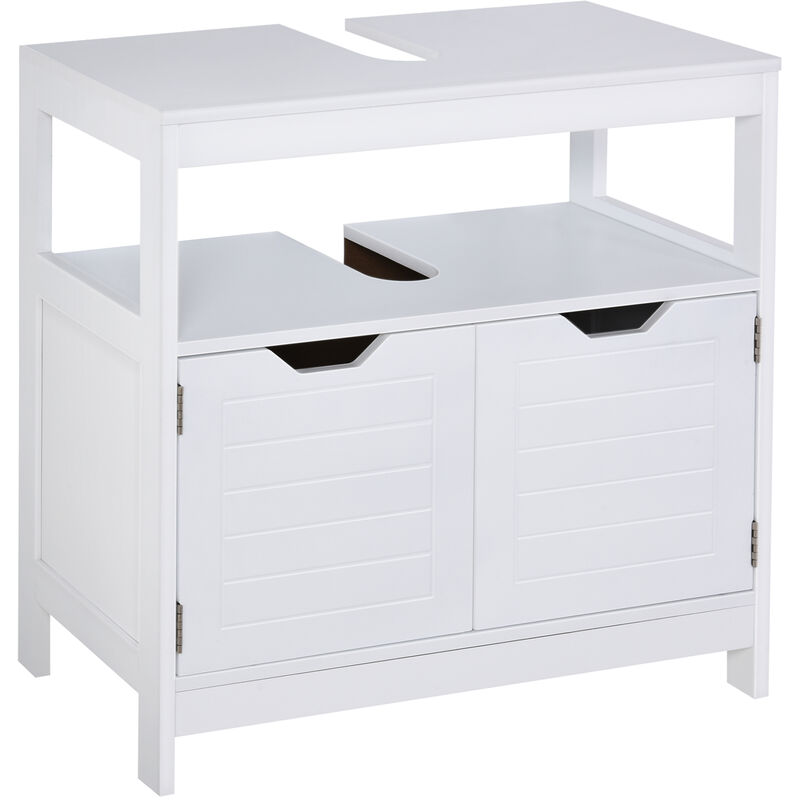 Kleankin - Armario Debajo de Lavabo con Estante Dispositivo Antivuelco 60x30x60 cm Blanco - Blanco
Kleankin - Armario Debajo de Lavabo con Estante Dispositivo Antivuelco 60x30x60 cm Blanco - Blanco