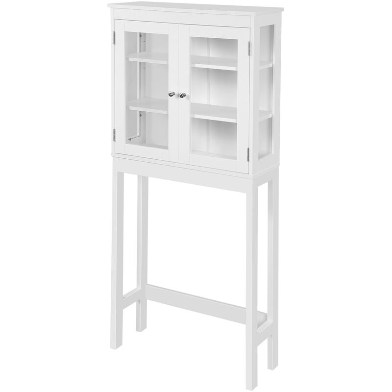 Kleankin - Mueble de Baño sobre Inodoro Armario Alto para Lavadora con Puertas de Cristal y Estantes Ajustables Interiores de Almacenaje 70x24,5x160
Kleankin - Mueble de Baño sobre Inodoro Armario Alto para Lavadora con Puertas de Cristal y Estantes Ajustables Interiores de Almacenaje 70x24,5x160