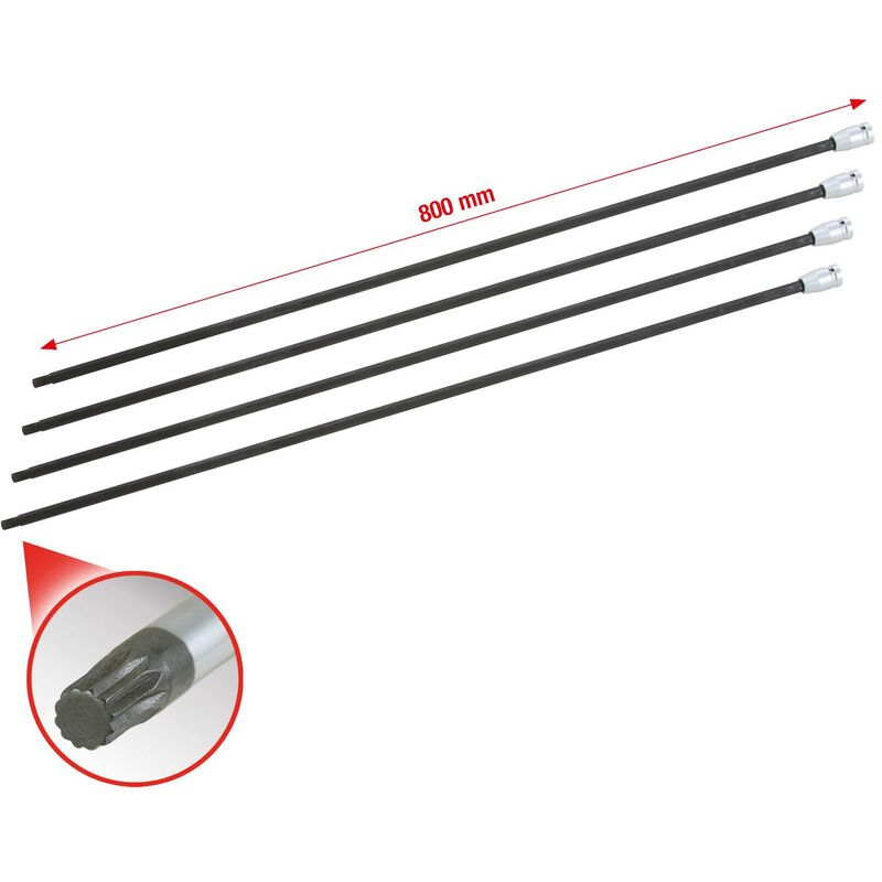 Kstools - KS TOOLS Juego de llaves de vaso de dentado múltiple de 1/2' para ejes de transmisión, 4 pzs
Kstools - KS TOOLS Juego de llaves de vaso de dentado múltiple de 1/2' para ejes de transmisión, 4 pzs