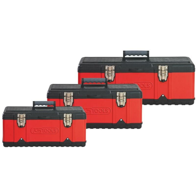 Kstools - KS TOOLS Juego de cajas de Herramientas de plástico y acero, 3 pzs
Kstools - KS TOOLS Juego de cajas de Herramientas de plástico y acero, 3 pzs