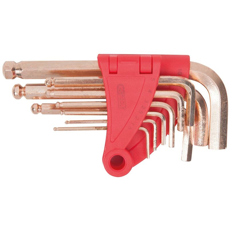 Kstools - KS TOOLS Juego de destornilladores acodados BRONZEplus para tornillos con encastre hexagonal, con cabeza de bola, 9 pzs
Kstools - KS TOOLS Juego de destornilladores acodados BRONZEplus para tornillos con encastre hexagonal, con cabeza de bola, 9 pzs