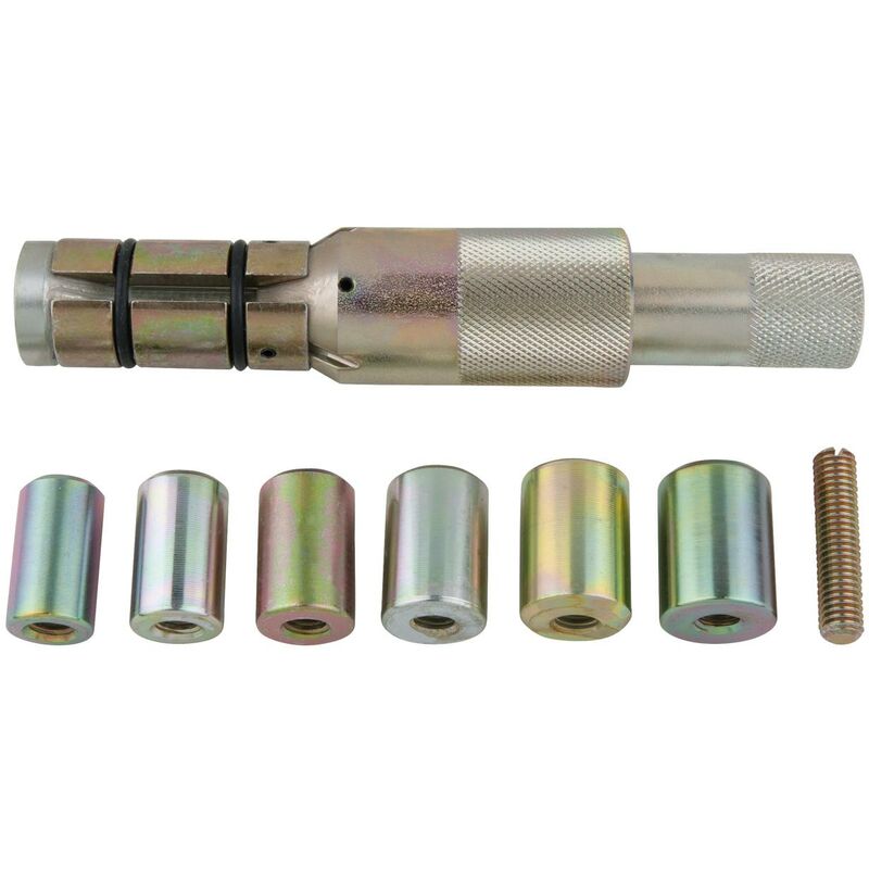 KS TOOLS Juego de herramientas de centraje de embragues Ø 23,0 - 35,0 mm con manguitos de centraje para Renault, 9 pzs
KS TOOLS Juego de herramientas de centraje de embragues Ø 23,0 - 35,0 mm con manguitos de centraje para Renault, 9 pzs