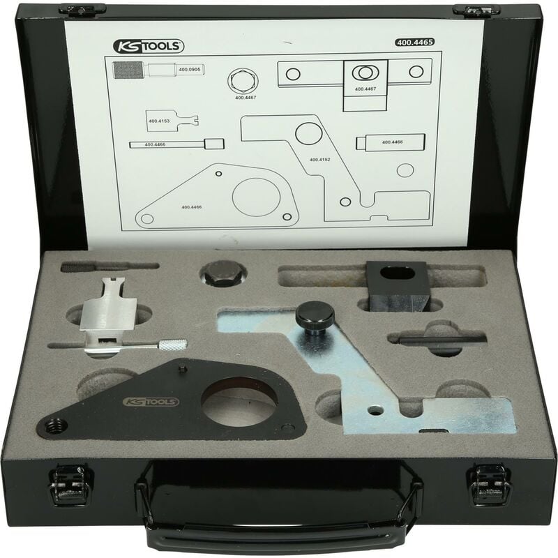 KS TOOLS Juego de herramientas de reglaje de motores para Jaguar / Land Rover, 8 pzs
KS TOOLS Juego de herramientas de reglaje de motores para Jaguar / Land Rover, 8 pzs