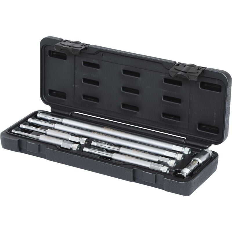 KS TOOLS Juego de herramientas de enroscado de bujias comunes e incandescentes, 7 pzs
KS TOOLS Juego de herramientas de enroscado de bujias comunes e incandescentes, 7 pzs