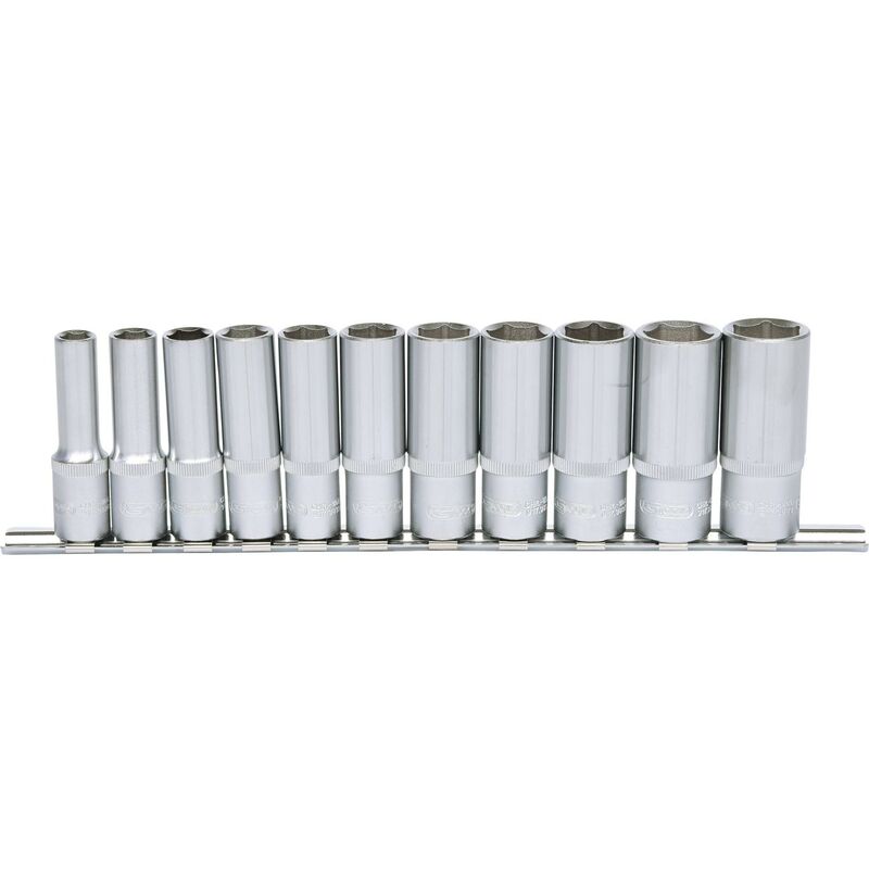 Kstools - KS TOOLS 3/8' Juego de llaves de vaso hexagonales, largas, 11 pzs 8-19 mm
Kstools - KS TOOLS 3/8' Juego de llaves de vaso hexagonales, largas, 11 pzs 8-19 mm