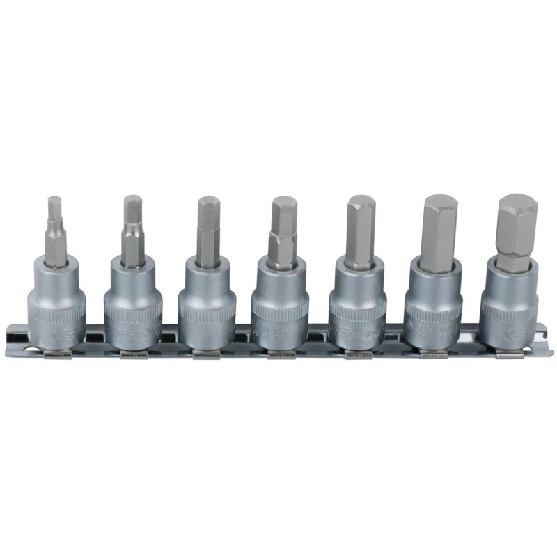 Kstools - KS TOOLS 1/4' Juego de llaves de vaso con punta para tornillos con encastre hexagonal, 7 pzs2,5-8 mm
Kstools - KS TOOLS 1/4' Juego de llaves de vaso con punta para tornillos con encastre hexagonal, 7 pzs2,5-8 mm