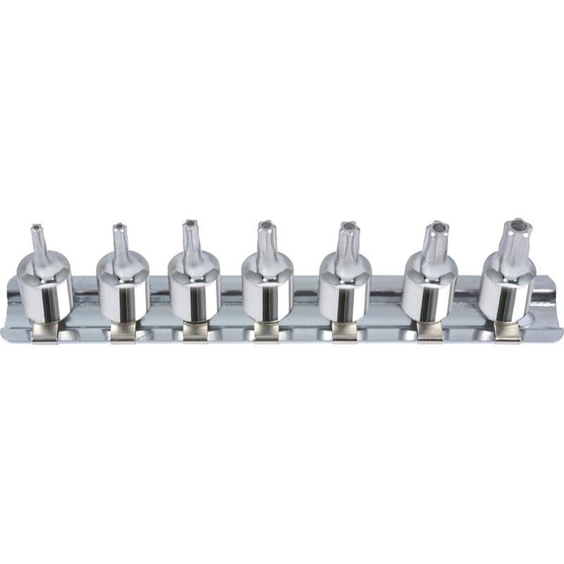 Kstools - KS TOOLS 1/4' Juego de llaves de vaso con punta para tornillos de estrella de cinco puntas con orificio frontal CHROMEplus, 7 pzs, TS10-TS40
Kstools - KS TOOLS 1/4' Juego de llaves de vaso con punta para tornillos de estrella de cinco puntas con orificio frontal CHROMEplus, 7 pzs, TS10-TS40