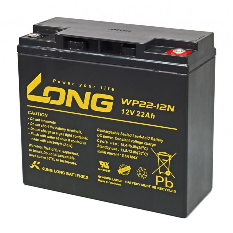 Powery - KungLong Batería de Reemplazo para Carro de Golf Sillas de ruedas Autocaravanas Scooter eléctrico cíclica
Powery - KungLong Batería de Reemplazo para Carro de Golf Sillas de ruedas Autocaravanas Scooter eléctrico cíclica