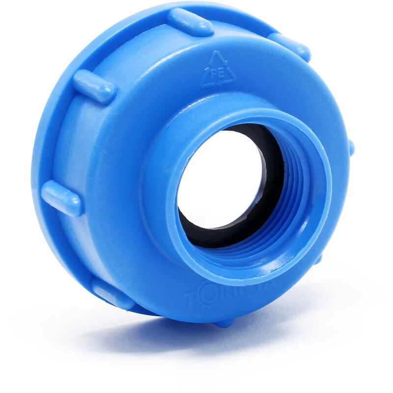 Adaptador IBC de plástico con rosca hembra 30,93 mm (1') para contenedor con rosca basta S60x6
Adaptador IBC de plástico con rosca hembra 30,93 mm (1') para contenedor con rosca basta S60x6