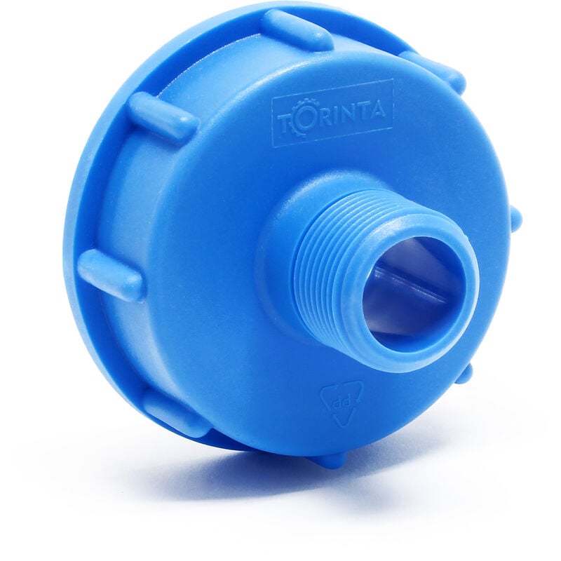 Adaptador IBC de plástico con rosca macho 26,44 mm (3/4') para contenedor con rosca basta S60x6
Adaptador IBC de plástico con rosca macho 26,44 mm (3/4') para contenedor con rosca basta S60x6