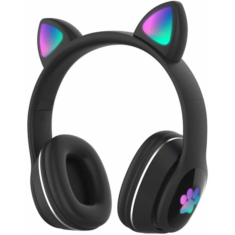 L400 Auriculares con musica para colocar sobre la oreja Auriculares con orejas de gato brillantes Luces de respiracion de 7 colores Auriculares
L400 Auriculares con musica para colocar sobre la oreja Auriculares con orejas de gato brillantes Luces de respiracion de 7 colores Auriculares