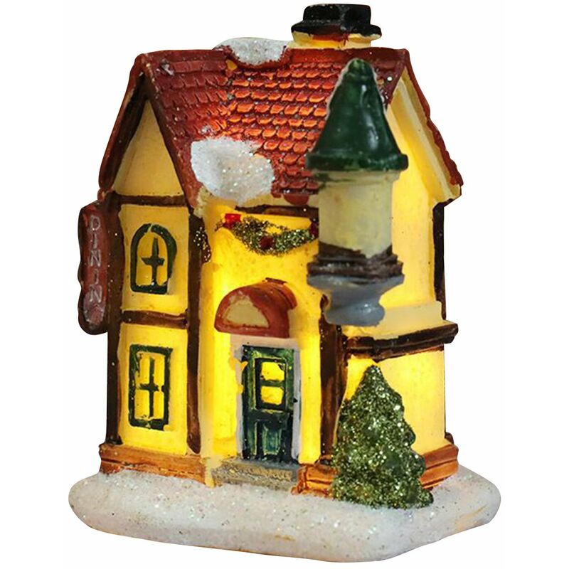 Happyshopping - La escena navidena alberga una casa de construccion con luces LED calidas, funciona con baterias, regalo de Navidad Ornamnet,H
Happyshopping - La escena navidena alberga una casa de construccion con luces LED calidas, funciona con baterias, regalo de Navidad Ornamnet,H