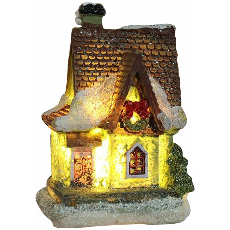Happyshopping - La escena navidena alberga una casa de construccion con luces LED calidas, funciona con baterias, regalo de Navidad Ornamnet,G
Happyshopping - La escena navidena alberga una casa de construccion con luces LED calidas, funciona con baterias, regalo de Navidad Ornamnet,G