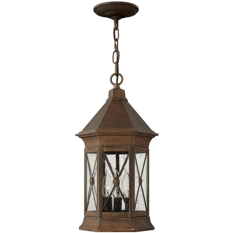 Brighton - Linterna de cadena de techo exterior de 3 luces Sienna IP44, E14 - Elstead
Brighton - Linterna de cadena de techo exterior de 3 luces Sienna IP44, E14 - Elstead