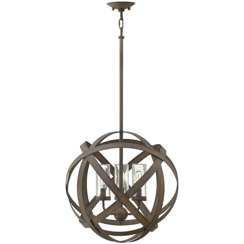Carson - Lámpara colgante de techo para exteriores con 3 luces Hierro IP44, E14 - Elstead
Carson - Lámpara colgante de techo para exteriores con 3 luces Hierro IP44, E14 - Elstead