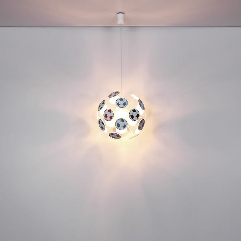 Lámpara colgante de techo para niños Sala de juegos de fútbol Iluminación para niños Lámpara colgante de bola Globo 15732
Lámpara colgante de techo para niños Sala de juegos de fútbol Iluminación para niños Lámpara colgante de bola Globo 15732