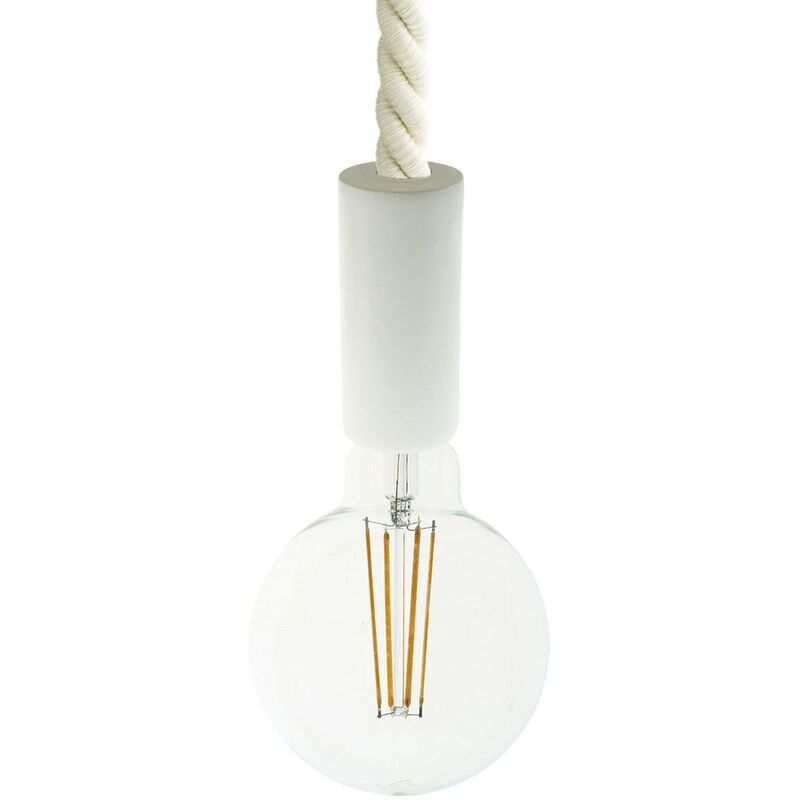 Lámpara colgante hecha en Italia con cable náutico 2XL 24 mm con acabados de madera barnizada | Sin bombilla - Blanco - Blanco
Lámpara colgante hecha en Italia con cable náutico 2XL 24 mm con acabados de madera barnizada | Sin bombilla - Blanco - Blanco