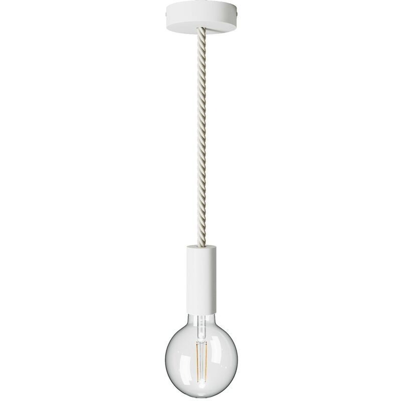 Lámpara colgante hecha en Italia con cable náutico XL 16 mm con acabados de madera barnizada | Con bombilla - Blanco - Blanco
Lámpara colgante hecha en Italia con cable náutico XL 16 mm con acabados de madera barnizada | Con bombilla - Blanco - Blanco
