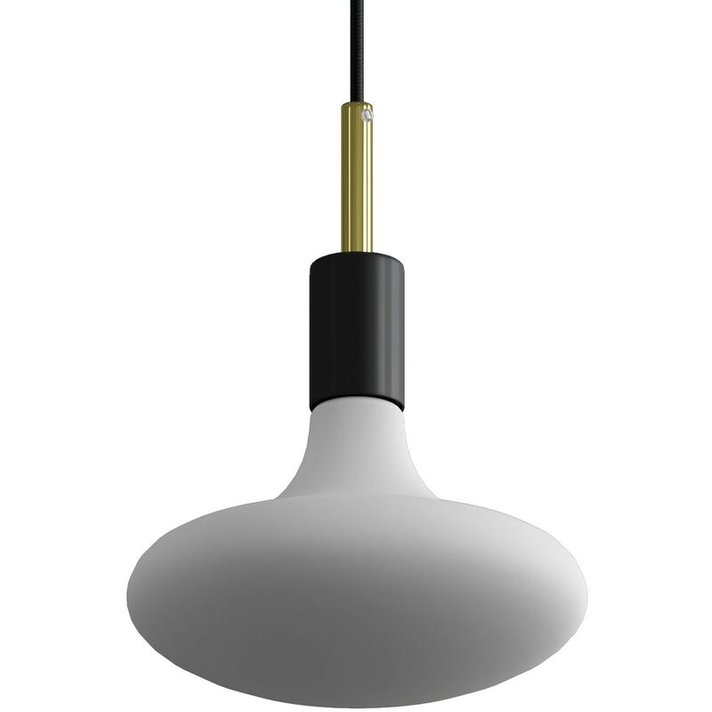 Creative Cables - Lámpara colgante hecha en Italia con cable textil, detalles metálicos y una abrazadera de cable de 7cm | Sin bombilla - Negro
Creative Cables - Lámpara colgante hecha en Italia con cable textil, detalles metálicos y una abrazadera de cable de 7cm | Sin bombilla - Negro