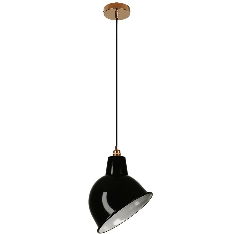 Lámpara colgante hecha en Italia con cable textil, pantalla Broadway y detalles metálicos | Sin bombilla - Negro - Negro
Lámpara colgante hecha en Italia con cable textil, pantalla Broadway y detalles metálicos | Sin bombilla - Negro - Negro