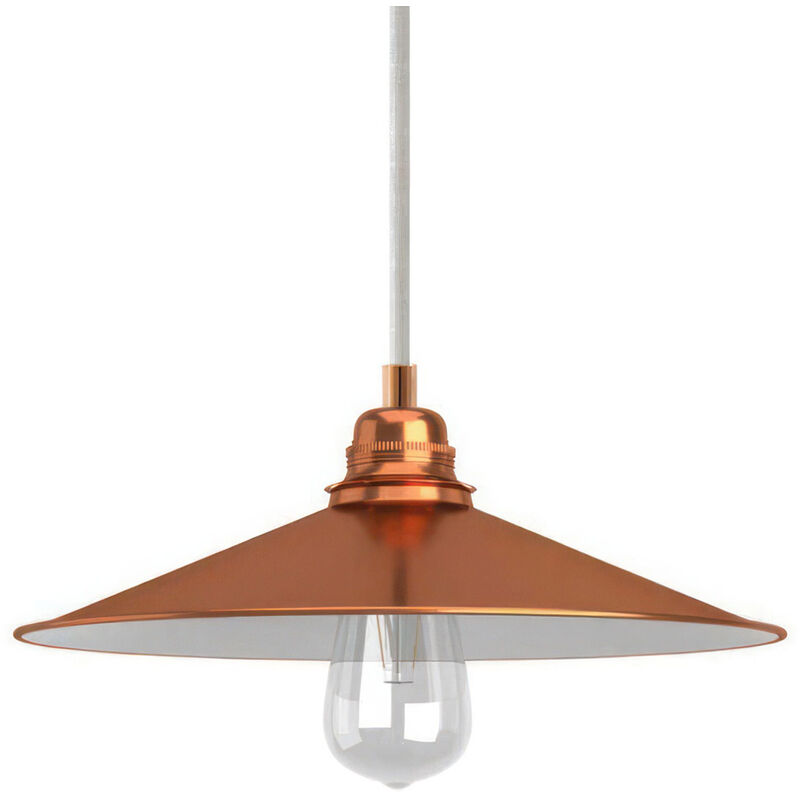 Lámpara colgante hecha en Italia con cable textil, pantalla Swing y detalles en metal | Sin bombilla - Cobre - RC01 - Cobre - RC01
Lámpara colgante hecha en Italia con cable textil, pantalla Swing y detalles en metal | Sin bombilla - Cobre - RC01 - Cobre - RC01