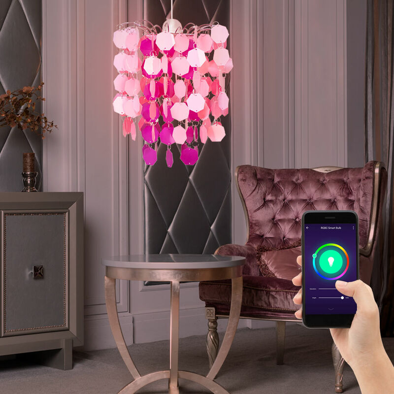 Lámpara colgante inteligente para niños, juego regulable, aplicación de lámpara de techo rosa para niñas, control de voz en un conjunto que incluye
Lámpara colgante inteligente para niños, juego regulable, aplicación de lámpara de techo rosa para niñas, control de voz en un conjunto que incluye